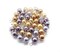 Crystal Pearls Dangles Mix, 20pc Gold and Purple Charms, Glass Bead Drops, Adorabilities